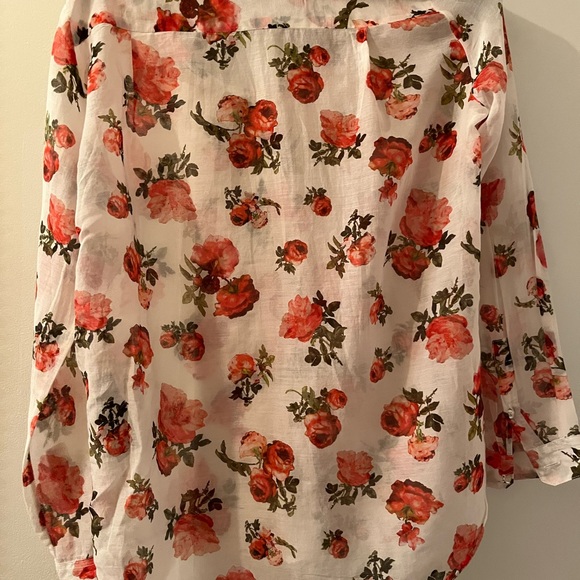 The Kooples cotton and silk floral lightweight shirt - Picture 5 of 10